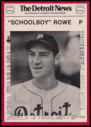 93 Schoolboy Rowe